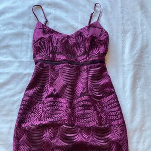 Purple Pretty Design Dress